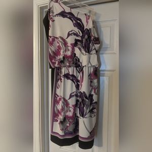 Off the shoulder short dress, medium . New York and Company
